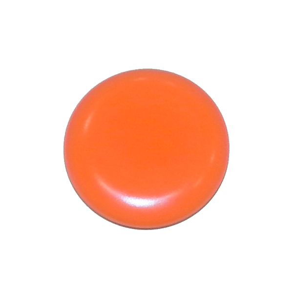 Πόμολο Πλαστικό Στρογγυλό Πορτοκαλί 35mm