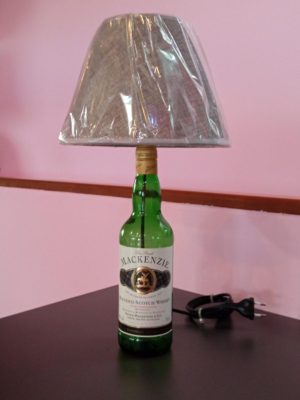 Handmade whiskey bottle lighting ”MACKENZIE”