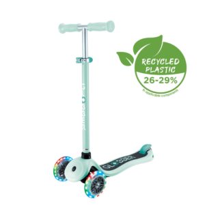 GLOBBER ΠΑΤΙΝΙ SCOOTER PRIMO PLUS LIGHTS DARK MINT 442-706-4 3+ΕΤΩΝ