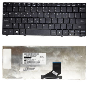 Πληκτρολόγιο Laptop - Keyboard for Acer Aspire One AO255 AO255E AO257 532 AO260 AO270 532H 521 522 533 ZH9 AO521 AO522 PAV01 PAV70 AOD255 AO532H AO533 NAV70 KB.I100A.098 AEZH9+00220 GR OEM (Κωδ.40748WHITEGR)