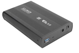Εξωτερική Θήκη Σκληρού Δίσκου - External Case HD enclosure Serial ATA 3.5 USB 3.0 Black ΟΕΜ με εξωτερική τροφοδοσία (Κωδ. 1-PER0002)