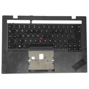 Πλαστικό Laptop - Cover C -  for Lenovo Thinkpad X1 carbon Gen 2 2nd No Frame 0C45082 42V00W MQ-68GR MP-13F53GRJ442 Backlit layout with red pointer UK Cover BLACK OEM (Κωδ. 1-COV534)