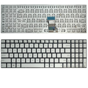Πληκτρολόγιο Laptop Keyboard for ASUS Q501 N501VW G501VW US layout SilverOEM(Κωδ.40805USSILNOFR)