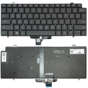 Πληκτρολόγιο Laptop Keyboard for Dell Latitude 7410 2-in-1 Black with Backlit OEM(Κωδ.40767USBL)