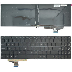 Πληκτρολόγιο Laptop ASUS N580 N580V N580VD N580VN N580GD Keyboard US layout with backlit OEM(Κωδ.40649USBL)