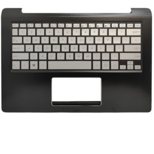 Πληκτρολόγιο Laptop Keyboard for ASUS Vivobook Flip TP300LJ TP300UA TP300LA TP300LD US Palmrest Cover Black Shell/Silver keyboard OEM(Κωδ.40792USPALM)