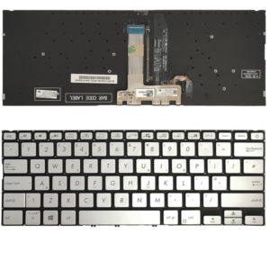 Πληκτρολόγιο Laptop Keyboard for ASUS X432 UX432 S432 V432 K432FL X432 X432FA X432FL US Silver with Backlit OEM(Κωδ.40892USSILNOFRBL)