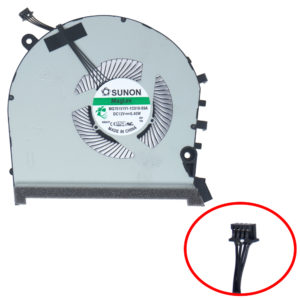 Ανεμιστηράκι Laptop - CPU Cooling Fan για HP Omen 17-CB 17-CB0030NR 17-CB0070NR 17T-CB0000 L62864-001 MG75091V1-1C020-S9A MG75151V1-1C010-S9A ATZK0001SC0 15mm Width 4pin ( Κωδ.81050 )