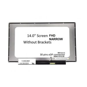 Οθόνη Laptop 14.0 1920x1080 LED 30 pin IPS nobrackets narrow EDP Slim Glossy B140HTN02.0 NV140FHM-N61NV140FHM-N4B NV140FHM-N3B V8.1 NV140FHM N41 N47 N4C LP140WF7 SPC1 B140HAN04.1 Laptop screen-monitor (Κωδ.-1-SCR0019)