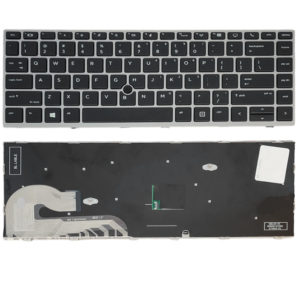 Πληκτρολόγιο Laptop Keyboard for HP EliteBook 840 G5 846 G5 745 G5 US Silver Frame W/Pointer OEM(Κωδ.40906US)