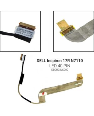 Kαλωδιοταινία Οθόνης-Flex Screen cable Dell Inspiron 17R N7110 Vostro 3750 DD0R03LC000 DD0R03LC010 Video Screen Cable (Κωδ. 1-FLEX0251)