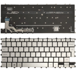 Πληκτρολόγιο Laptop Keyboard for Samsung Galaxy Book Flex NP930qcg K01CA K01CN K01DE K01HK K01IT UK Silver with Backlit OEM (Κωδ.40875UKNOFRBL)