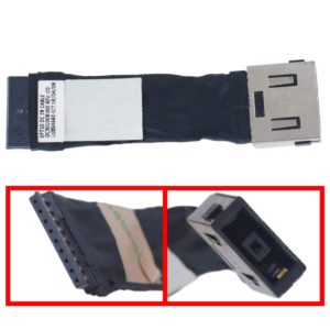 Βύσμα Τροφοδοσίας DC Power Jack Socket για Lenovo Thinkpad P72 (20MB, 20MC) P73 (20QR, 20QS) 01YU265 01YU266 DC30100RU00 REV C0 με καλωδιοταινία 4.2cm 9pins Square Slim Tip ( Κωδ.31010 )