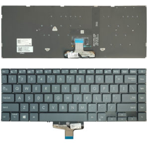 Πληκτρολόγιο Laptop Keyboard for ASUS UX435 UX435EAL UX435EGUS UX435EA UX435EGL US Grey with Backlit OEM(Κωδ.40886USNOFRBL)