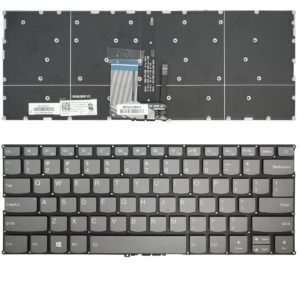 Πληκτρολόγιο Laptop Keyboard for Lenovo Ideapad 320s-13ikb 320S-13IKB U 320S-13IKB US layout Grey with Backlight OEM(Κωδ.40773USBL)