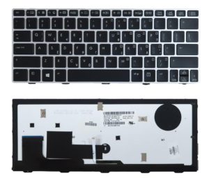 Πληκτρολόγιο Ελληνικό - Greek Keyboard Laptop HP EliteBook Revolve 810 G1 810 G2 810 G3 706960-211 716747-211 (Κωδ.40603GRSILVER)