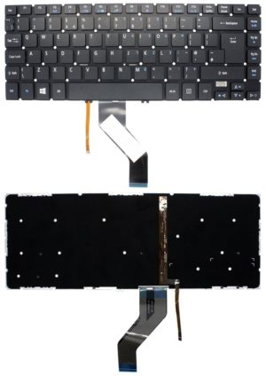 ΠΛηκτρολόγιο Laptop Acer Aspire V5-473 V5-473G V5-473P V5-473PG V5-483 V5-483G AEZQKE00010 9Z.N9SBQ.B0U Backlit Black UK Laptop Keyboard (Κωδ.40175UKBACKLIT)