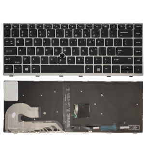 Πληκτρολόγιο Laptop Keyboard for HP EliteBook 840 G5 846 G5 745 G5 US Backlit Silver Frame W/Pointer OEM(Κωδ.40906USBL)