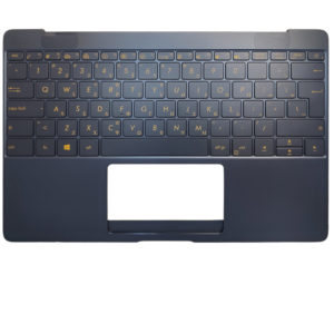 Πληκτρολόγιο Laptop Keyboard for Asus zenbook UX390UA DH51-GR GS SERIES QENT2S-CB RH71-CB XH74-BL UX390UAK GR Palmrest OEM (Κωδ.40882GRPALM)