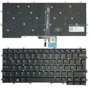 Πληκτρολόγιο Laptop Keyboard for DELL LATITUDE 7370 E7370 08T5PP 8T5PP UK layout Black OEM(Κωδ.40849UKNOFRBL)