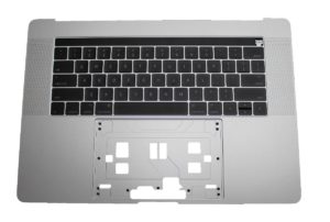 Πληκτρολόγιο Laptop Apple MacBook Pro 15 (2017) Touch Bar A1707 EMC 3162 MPTR2LL/A MPTT2LL/A 661-06377 SIlver Top Case Laptop Keyboard (Κωδ. 40546USTOPCASE)