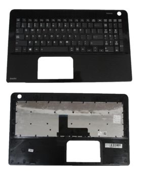 Πληκτρολόγιο Laptop Toshiba Satellite L50-B L50D-B Palmrest Cover US A000300330 EABLI01801AA07547 AEBLIE00110 9Z.NBCSQ.00U NSK-V90SQ 0U WITH PALMREST US VERSION BLACK KEYBOARD (Κωδ.40499USPALM)