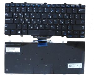 Πληκτρολόγιο Laptop Ελληνικό - Greek Keyboard for Dell Latitude E7250 E5250 E3160 MP-13P16GB6698 PK1313O2A12 4PTJF 04PTJF CN-04PTJF SX181325A (Κωδ. 40432GR)