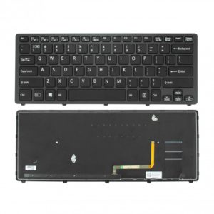 Πλήκτρολόγιο-Keyboard Laptop Sony Vaio SVF14N SVF14N19SCS SVF14N27SC SVF14N190X svf14n15cds US BLACK with Backlit (Κωδ.40576USBACKLIT)