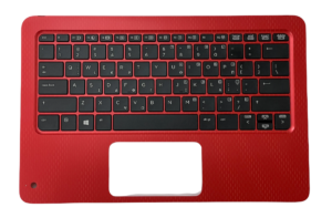 Πληκτρολόγιο Laptop HP Probook x360 11 G1 G2 Red Palmrest with greek Keyboard 6070B1118401 918554-001 6070B1118402 OEM (Κωδ. 40640GRREDPALM)