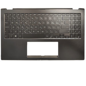 Πληκτρολόγιο Laptop Keyboard for ASUS UX562FDX 13NB0M81AM0401 GR Palmrest Cover Black OEM(Κωδ.40896GRPALM)