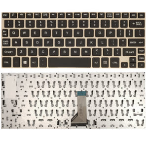 Πληκτρολόγιο Laptop - Keyboard for Laptop Toshiba Satellite NB10 NB15 NB10-A NB10T-A NB15-A NB15T-A Gold ( Κωδ. 40413US )