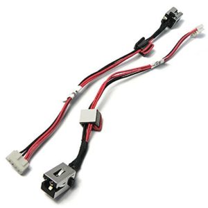 Toshiba Satellite C50 C55 C55D L70-B-10M PSKRQE-002004GE dc jack with cable
