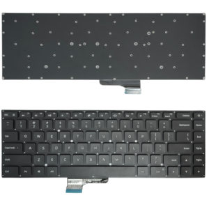 Πληκτρολόγιο Laptop Keyboard for Xiaomi Mi notebook Pro 15.6 TM1701 171502 171501-01 9Z.NEJSE.501 US layout Black OEM(Κωδ.40822USNOFR)