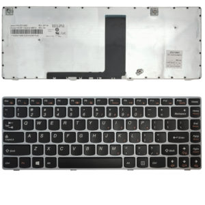 Πληκτρολόγιο Laptop Keyboard for LENOVO IdeaPad V380 V385 V380A V380S V380l US layout Silver Frame OEM(Κωδ.40788USSILVER)