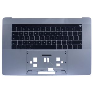 Πληκτρολόγιο - Laptop Keyboard Palmrest για Apple MacBook Pro Retina 15” A1707 2016-2017 661-07954 661-06377 EMC 3162 3072 TouchBar UK Space Grey ( Κωδ.40626UKTOPCASE )