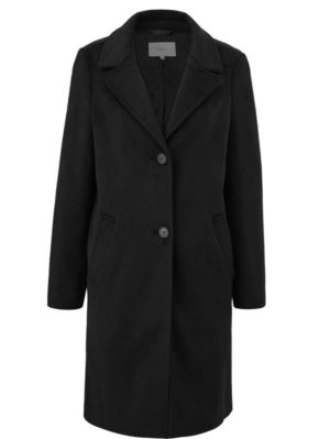 S.OLIVER Γυναικεία μαύρη μάλλινη παλτό 2133100-5959, Χρώμα Μαύρο, Μέγεθος 42