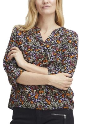 FRANSA Γυναικεία πολύχρωμη μπλούζα 20612325-202173, Χρώμα Πολύχρωμο, Μέγεθος S