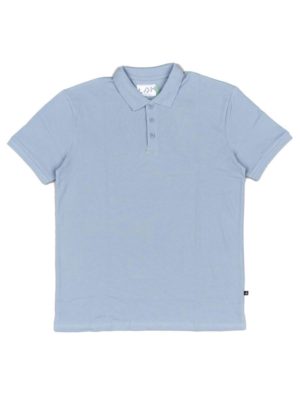 LOSAN Ανδρική σιέλ πικέ πόλο μπλούζα. LMNAP0101_24007, Χρώμα Γαλάζιο, Μέγεθος XXL