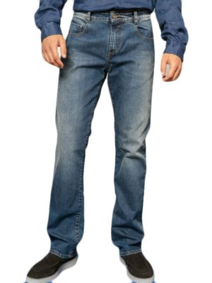 EDWARD Ανδρικό μπλέ παντελόνι τζίν Martin-61 Jeans MP-D-JNS-S24-027, Χρώμα Μπλε Σκούρο, Μέγεθος 36