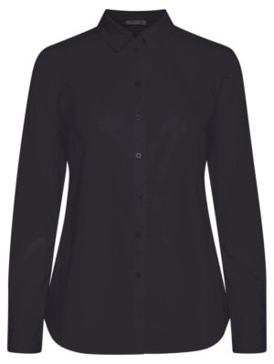 FRANSA Γυναικείο μαύρο μακρυμάνικο πουκάμισο 20600181-60096, Χρώμα Μαύρο, Μέγεθος XXL