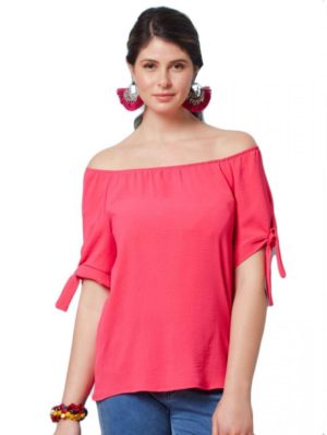 ANNA RAXEVSKY Γυναικεία φούξια μπλούζα B21105 FUXIA, Χρώμα Ροζ, Μέγεθος XS