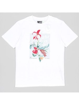 LOSAN Ανδρικό λευκό κοντομάνικο μπλουζάκι T-Shirt LMNAP0103-24021 white, Χρώμα Λευκό, Μέγεθος L