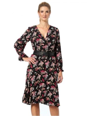 ANNA RAXEVSKY Κρουαζέ φλοράλ φόρεμα D22202, Χρώμα Πολύχρωμο, Μέγεθος M