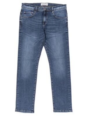 LOSAN Ανδρικό μπλέ ελαστικό παντελόνι τζιν LMNAP0401_23013 Blue, Χρώμα Μπλέ, Μέγεθος 30
