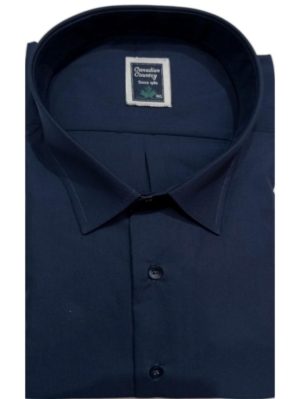 CANADIAN COUNTRY Ανδρικό μπλέ μακρυμάνικο πουκάμισο 3200-3, Χρώμα Μπλέ, Μέγεθος 6XL
