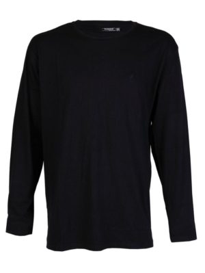 FORESTAL Ανδρική μαύρη μακρυμάνικη μπλούζα, Χρώμα Μαύρο, Μέγεθος 3XL