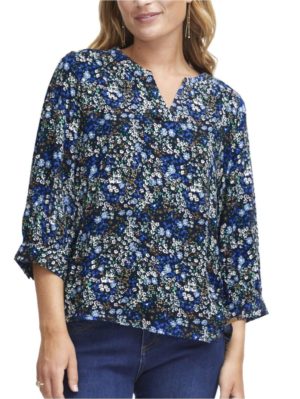 FRANSA Γυναικεία πολύχρωμη μπλούζα 20612325-202635, Χρώμα Πολύχρωμο, Μέγεθος M