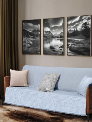 ΡΙΧΤΑΡΙ ETHEREAL CYAN Σιέλ Ριχτάρι διθέσιου καναπέ: 170 x 250 εκ. MADI