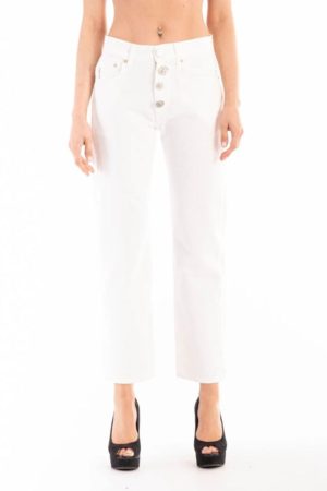 Vicolo Γυναικείο Jeans DE5098 Λευκό