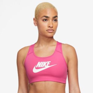Nike Dri-FIT Γυναικείο Αθλητικό Φούξια Μπουστάκι Swoosh